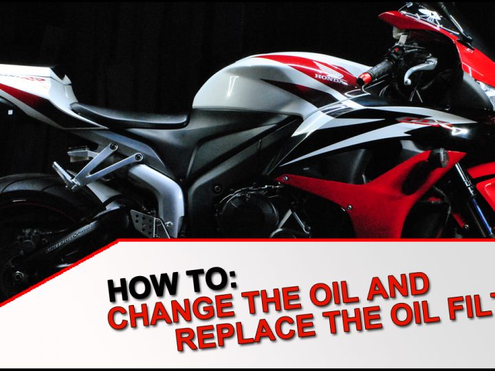 How To: Oil and Filter change on a 2007 – 2012 Honda CBR 600 RR