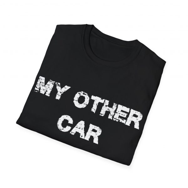 My Other Car IS A BIKE, Unisex Softstyle T-Shirt Biker Shirt, Funny Motorcycle Shirt - Image 5